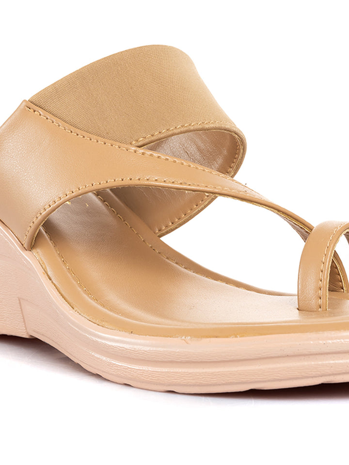 Khadim Wedge Heel Slip On Sandal for Women