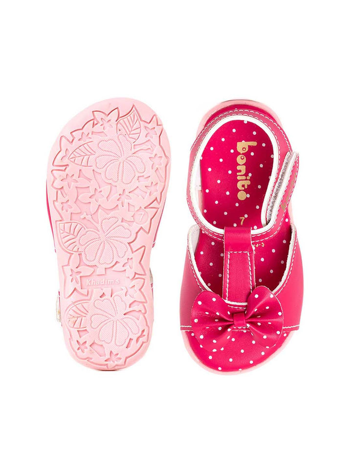 Khadim Bonito Flat Sandal for Baby Girls  - 2-4.5 yrs