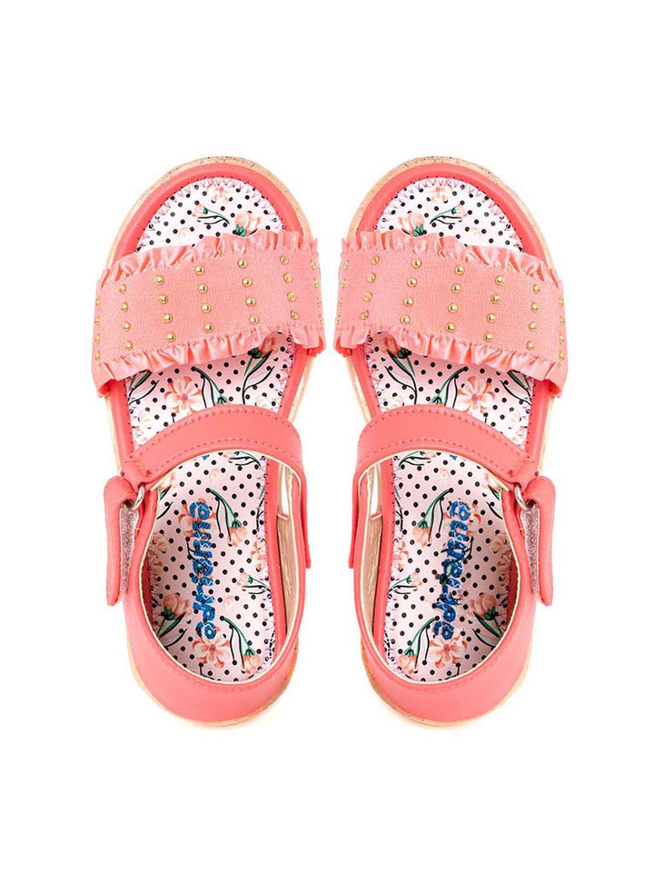 Khadim Adrianna Block Heel Sandal for Girls - 4.5-12 yrs