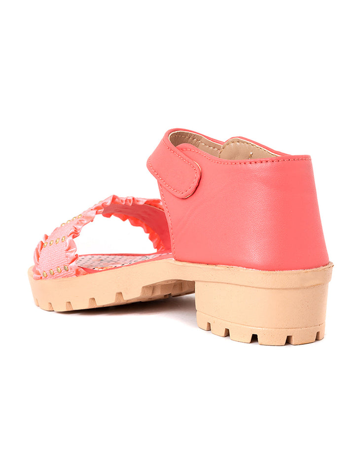 Khadim Adrianna Block Heel Sandal for Girls - 4.5-12 yrs