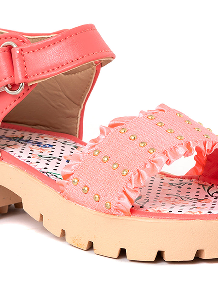 Khadim Adrianna Block Heel Sandal for Girls - 4.5-12 yrs