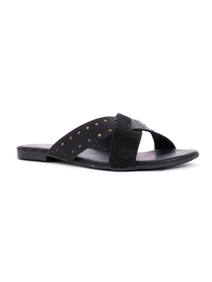Khadim Cleo Flat Mule Slide Sandal for Women