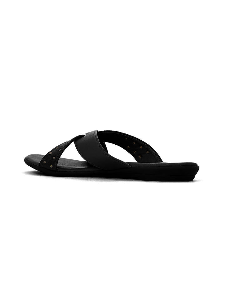 Khadim Cleo Flat Mule Slide Sandal for Women