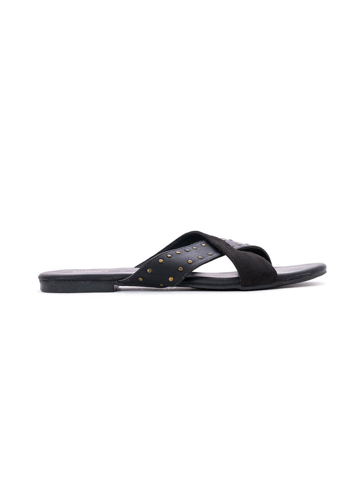 Khadim Cleo Flat Mule Slide Sandal for Women