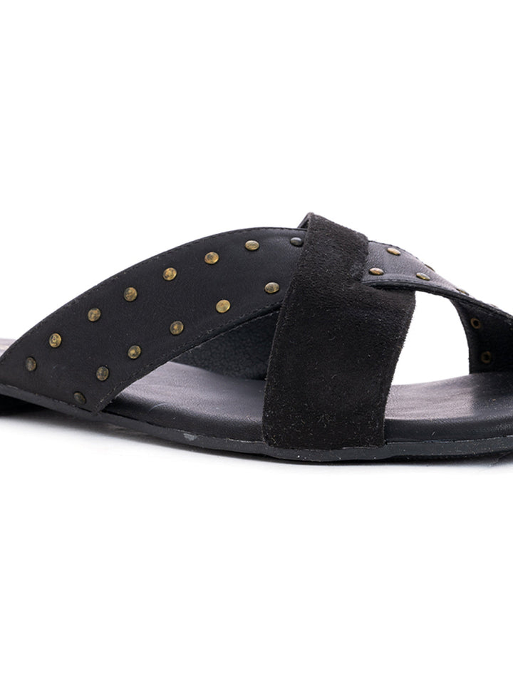 Khadim Cleo Flat Mule Slide Sandal for Women