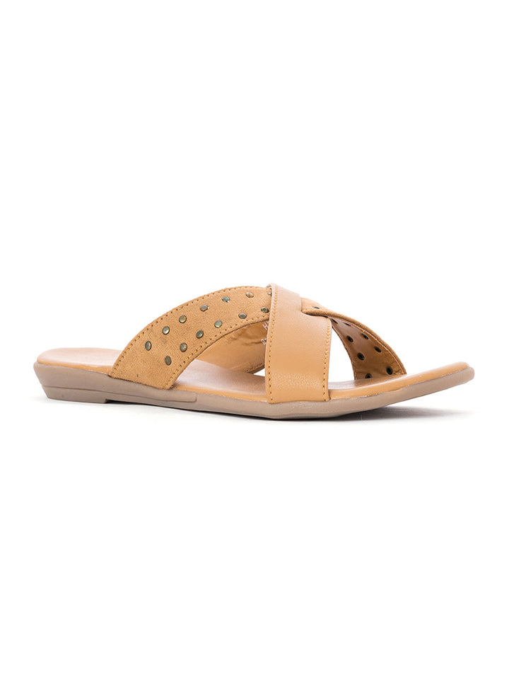 Khadim Cleo Flat Mule Slide Sandal for Women
