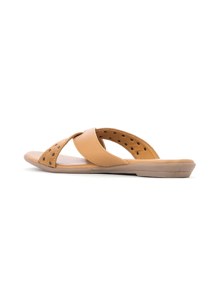 Khadim Cleo Flat Mule Slide Sandal for Women