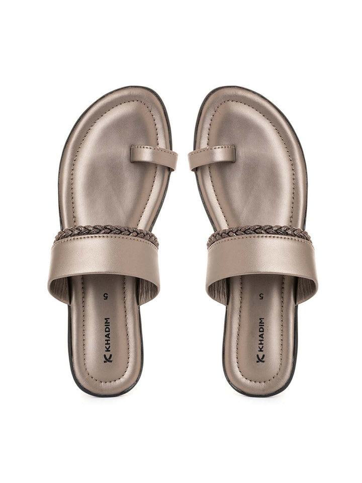 Khadim Flat Slip On Sandal for Women