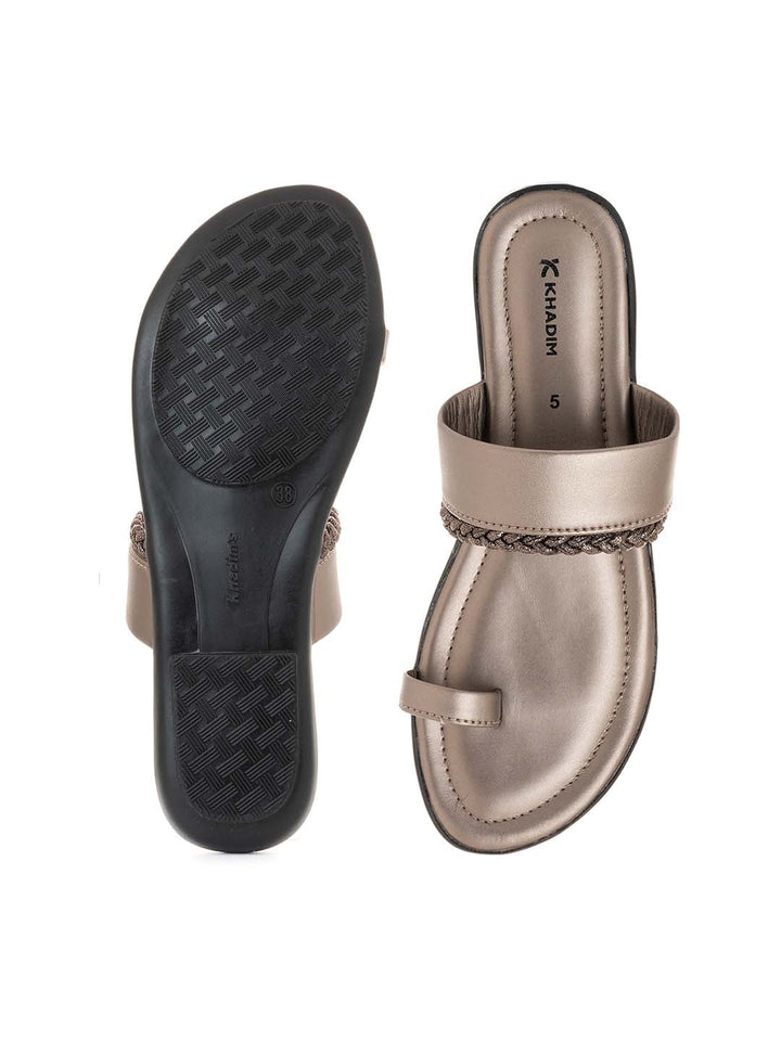 Khadim Flat Slip On Sandal for Women
