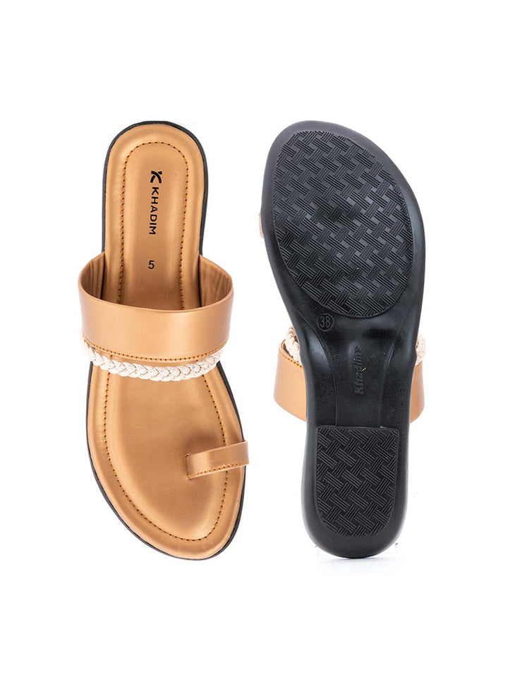 Khadim Flat Slip On Sandal for Women
