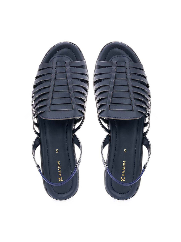 Khadim Flat Slingback Huarache Sandal for Women