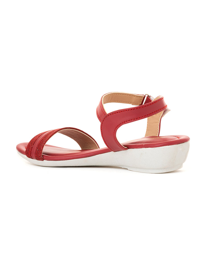 Khadim Adrianna Wedge Heel Sandal for Girls - 4.5-12 yrs