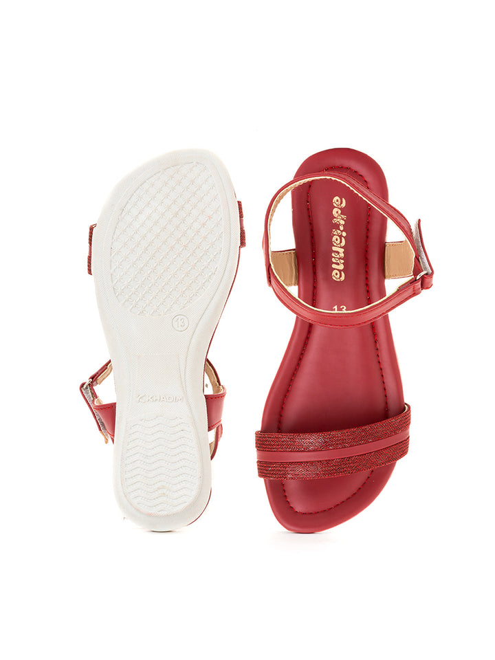 Khadim Adrianna Wedge Heel Sandal for Girls - 4.5-12 yrs