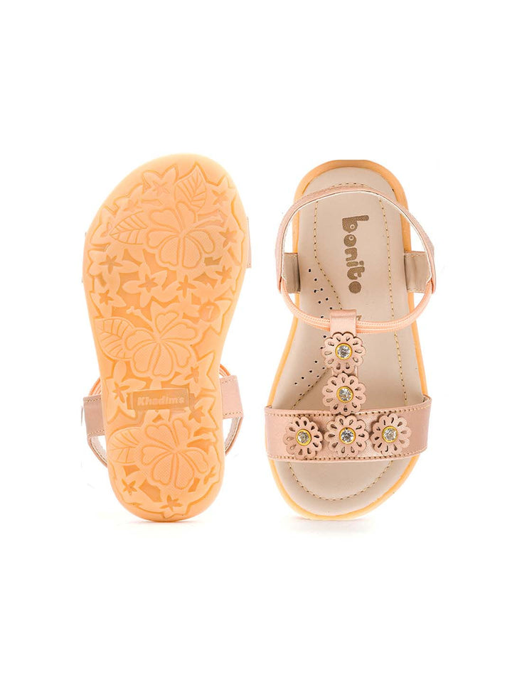 Khadim Bonito Flat Slingback Sandal for Baby Girls  - 2-4.5 yrs