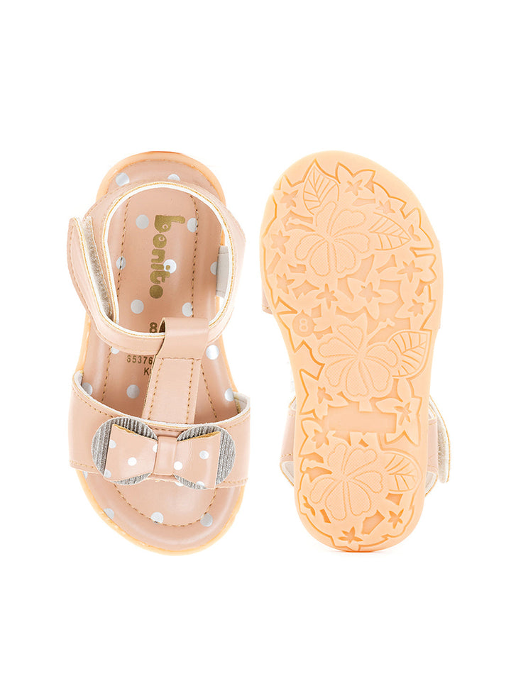 Khadim Bonito Flat Sandal for Baby Girls  - 2-4.5 yrs