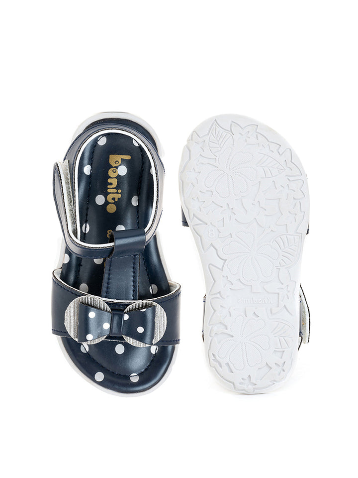 Khadim Bonito Flat Sandal for Baby Girls  - 2-4.5 yrs