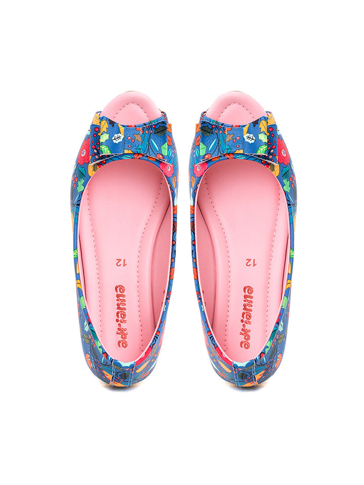 Khadim Adrianna Peep-Toe Ballerina Casual Shoe for Girls - 4.5-12 yrs