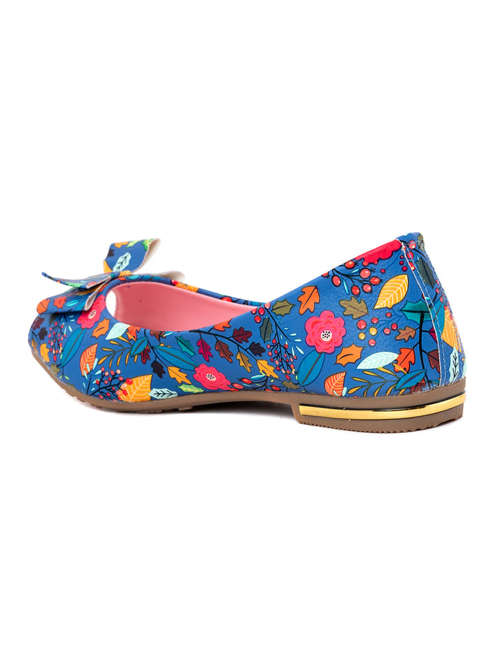 Khadim Adrianna Peep-Toe Ballerina Casual Shoe for Girls - 4.5-12 yrs