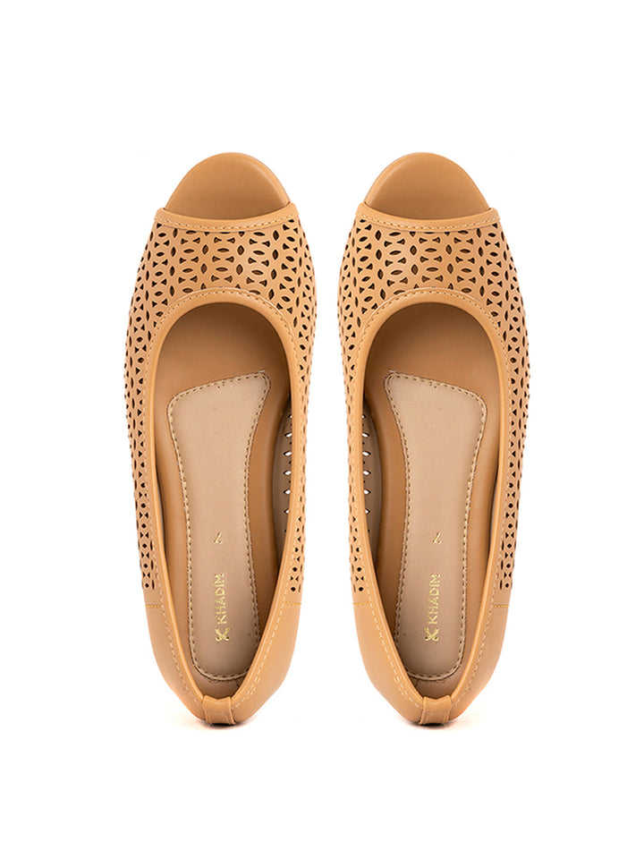 Khadim Peep-toe Ballerina Casual Shoe for Women