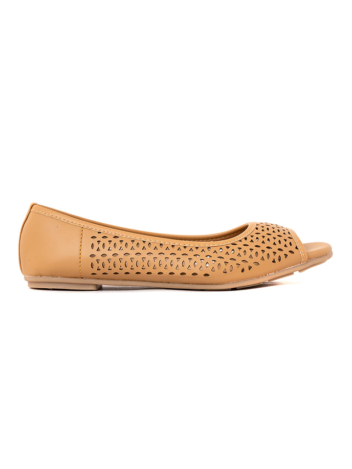 Khadim Peep-toe Ballerina Casual Shoe for Women