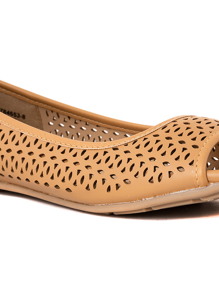 Khadim Peep-toe Ballerina Casual Shoe for Women