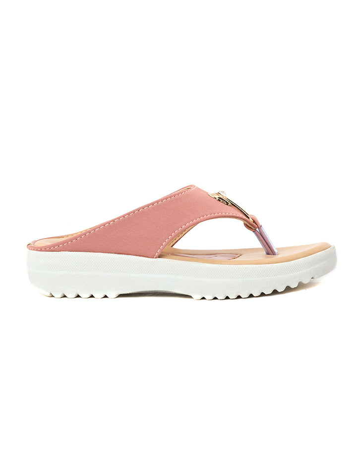 Khadim Adrianna Flat Slip On Sandal for Girls - 4.5-12 yrs