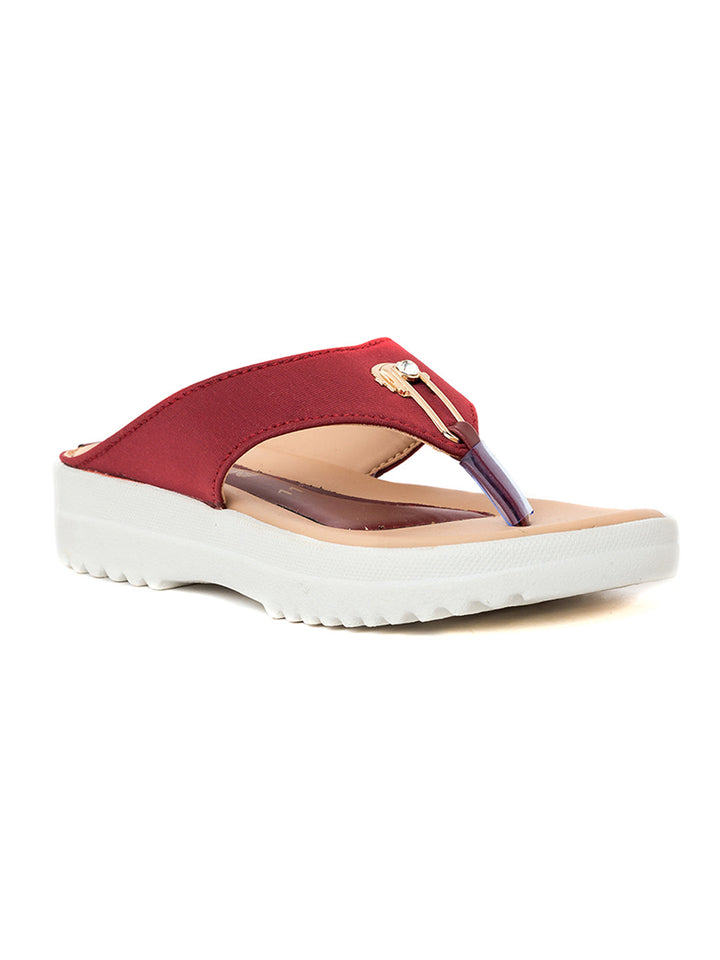 Khadim Adrianna Flat Slip On Sandal for Girls - 4.5-12 yrs