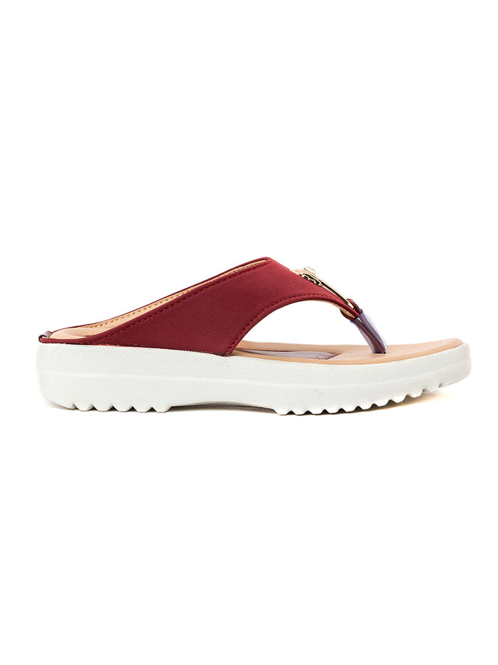 Khadim Adrianna Flat Slip On Sandal for Girls - 4.5-12 yrs