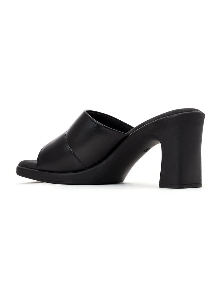 Khadim Sharon High Heel Block Mule Slip On Sandal for Women