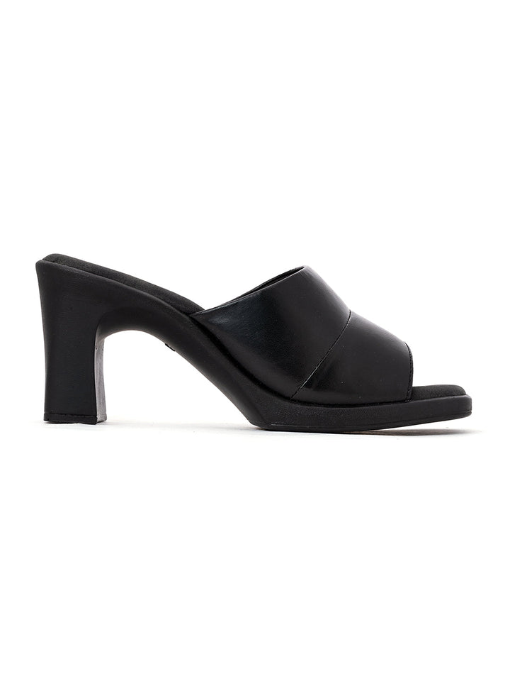 Khadim Sharon High Heel Block Mule Slip On Sandal for Women