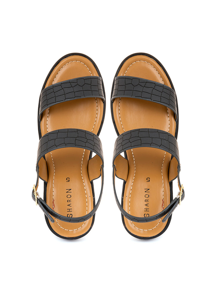 Khadim Sharon High Heel Wedge Sandal for Women