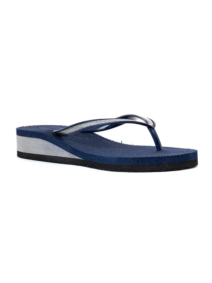 Khadim Waves Wedge Heel Casual Slippers for Women