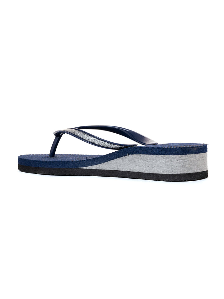 Khadim Waves Wedge Heel Casual Slippers for Women