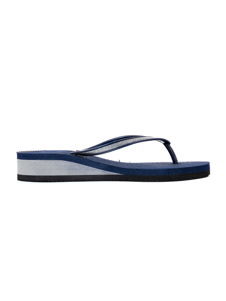 Khadim Waves Wedge Heel Casual Slippers for Women