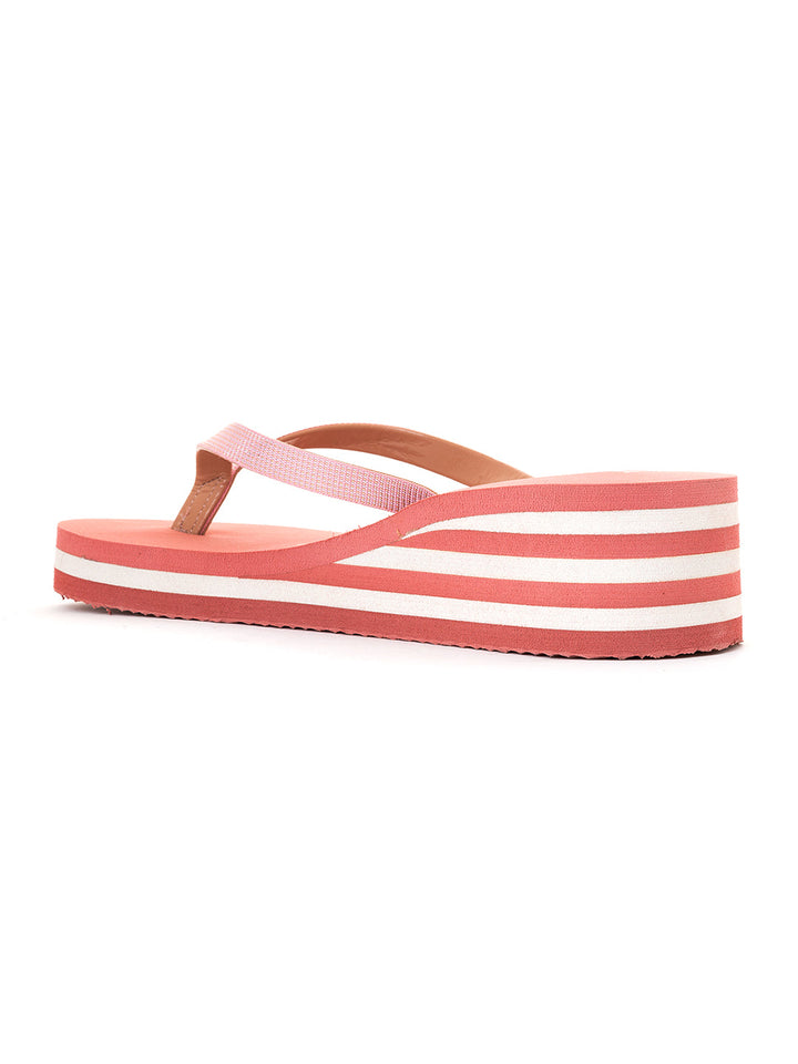 Khadim Waves Wedge Heel Casual Slippers for Women