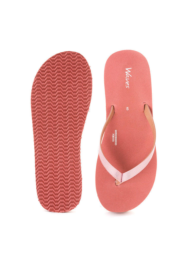 Khadim Waves Wedge Heel Casual Slippers for Women