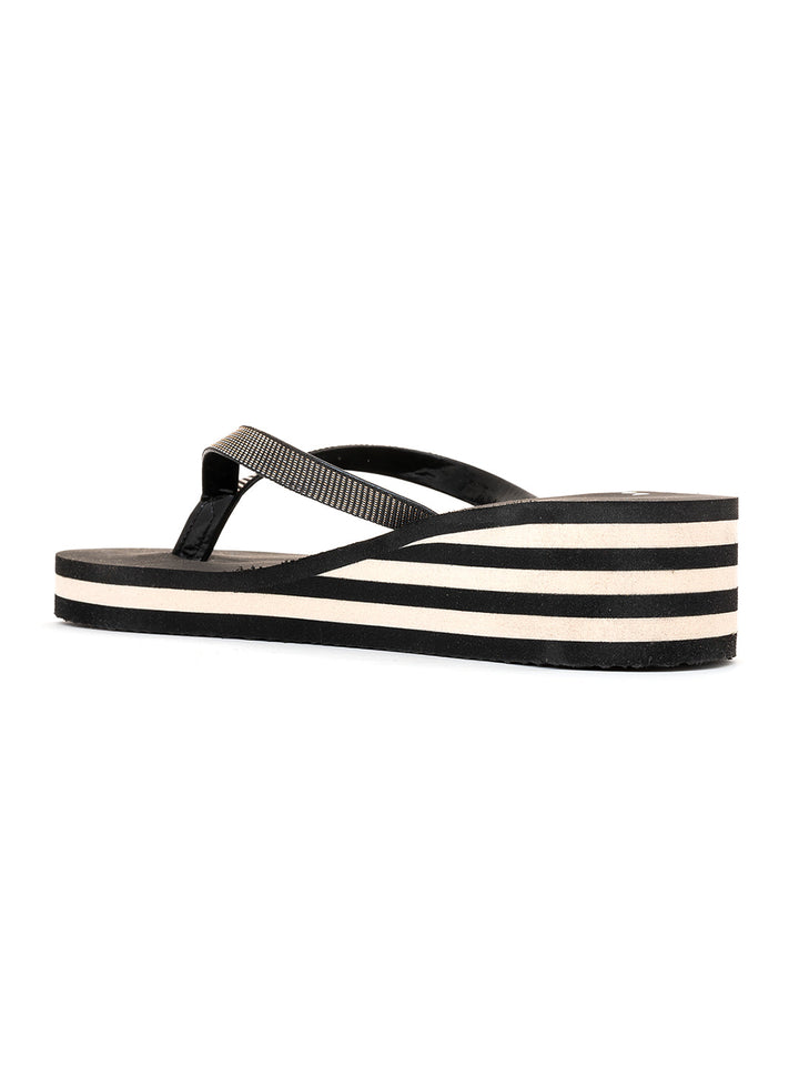 Khadim Waves Wedge Heel Casual Slippers for Women