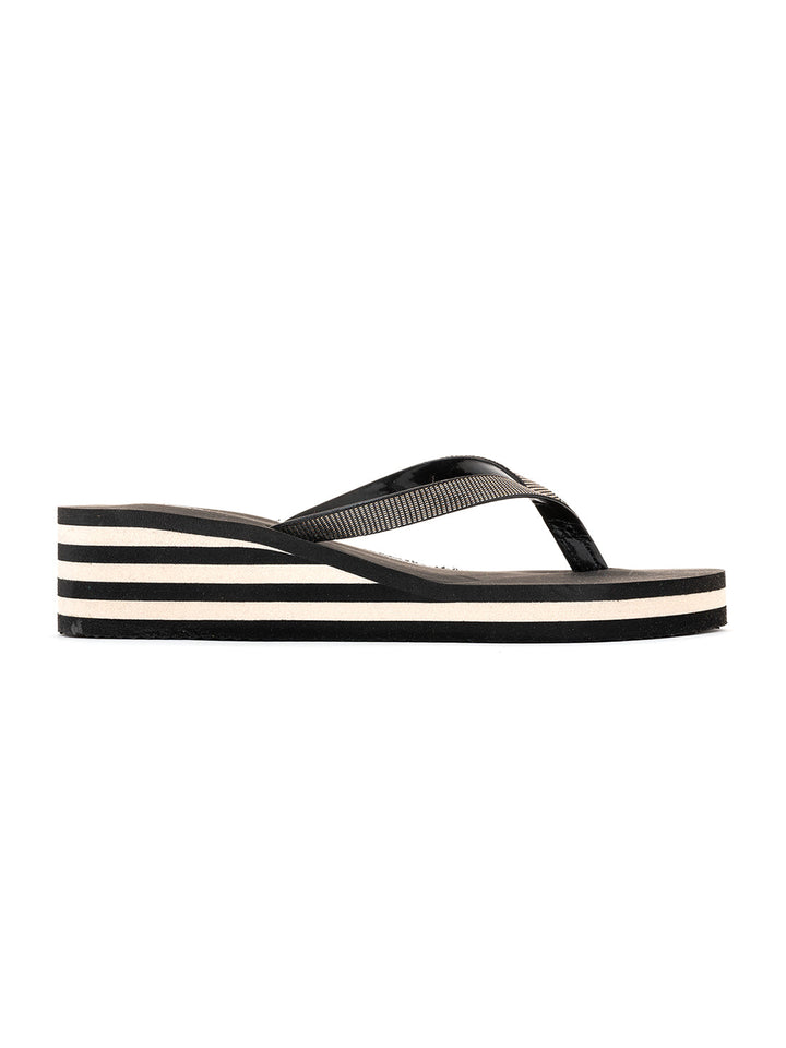 Khadim Waves Wedge Heel Casual Slippers for Women