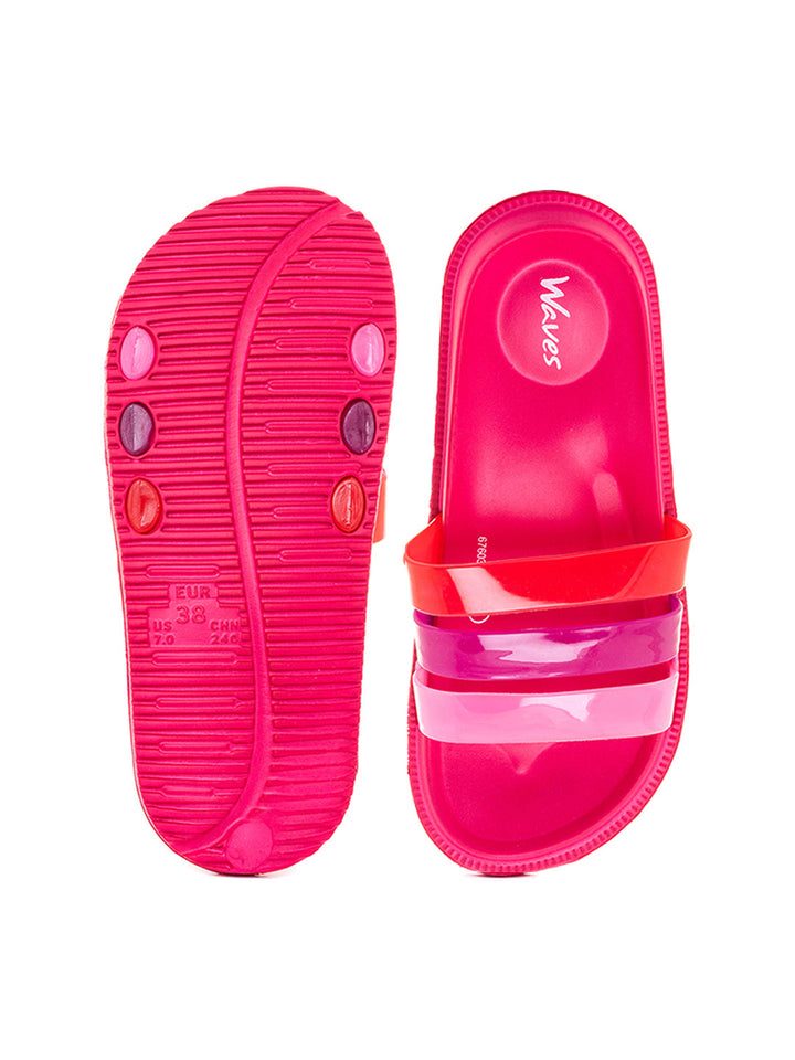 Khadim Waves Washable Mule Slide Slippers for Women