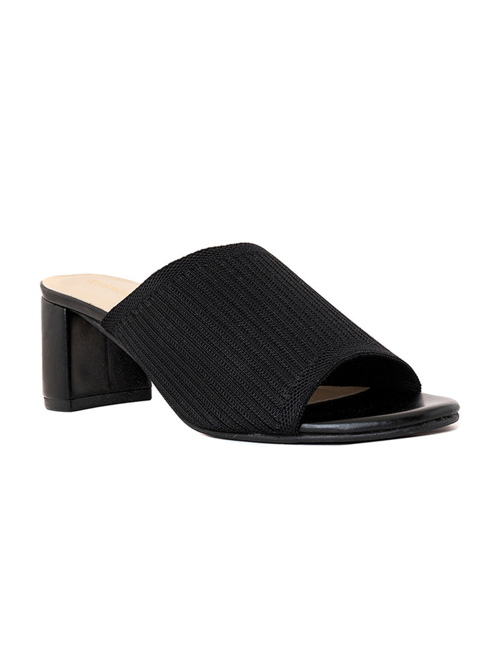 Khadim Sharon Block Heel Mule Slip On Sandal for Women