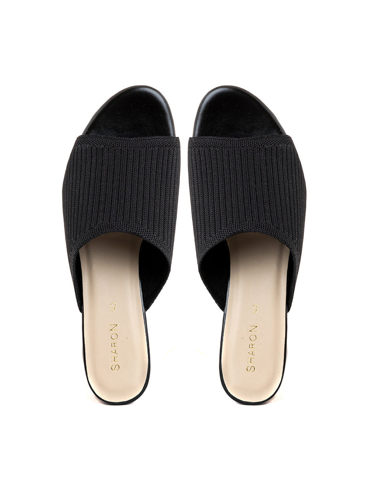 Khadim Sharon Block Heel Mule Slip On Sandal for Women