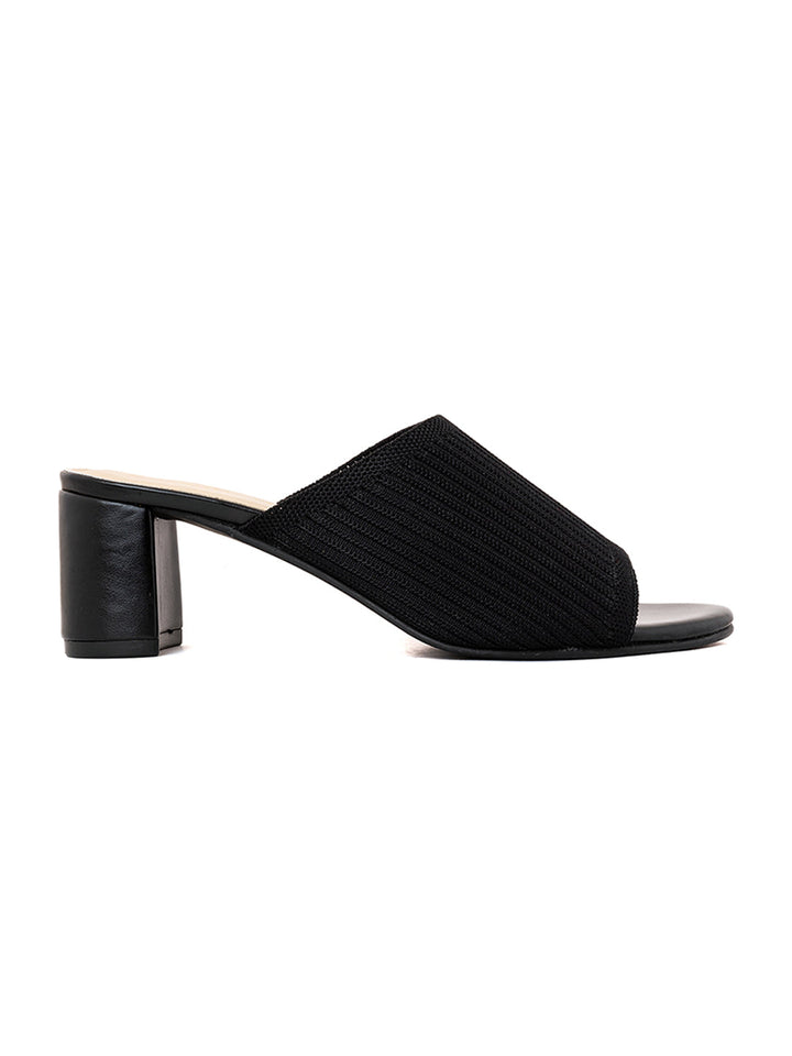 Khadim Sharon Block Heel Mule Slip On Sandal for Women