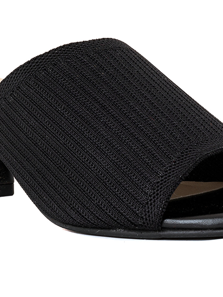 Khadim Sharon Block Heel Mule Slip On Sandal for Women