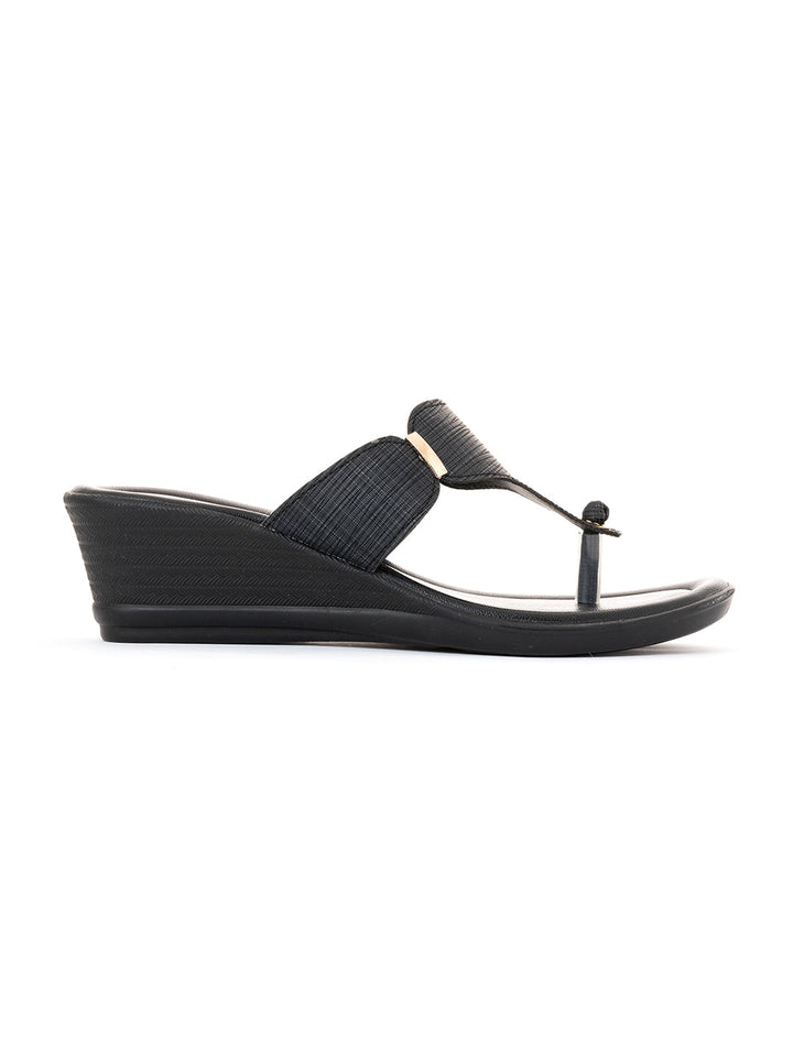 Khadim Wedge Heel Slip On Sandal for Women