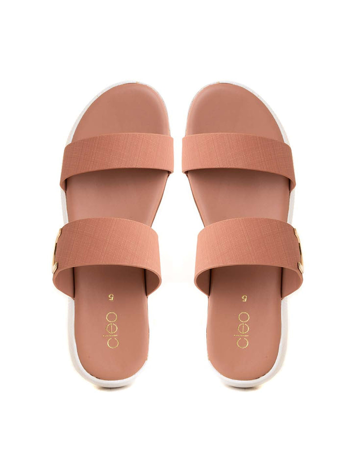 Khadim Cleo Flat Mule Slip On Sandal for Women