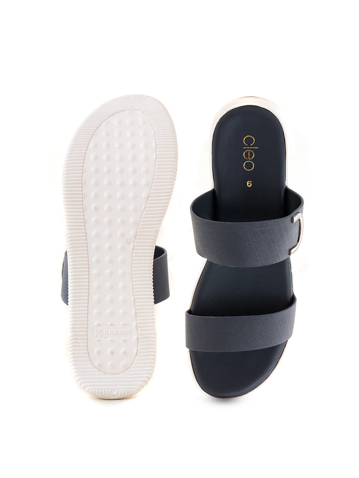 Khadim Cleo Flat Mule Slip On Sandal for Women