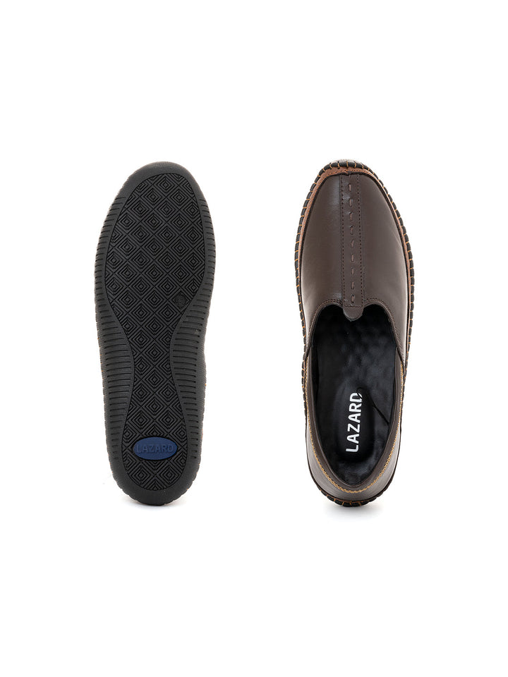 Khadim Lazard Leather Nagra Jutti for Men