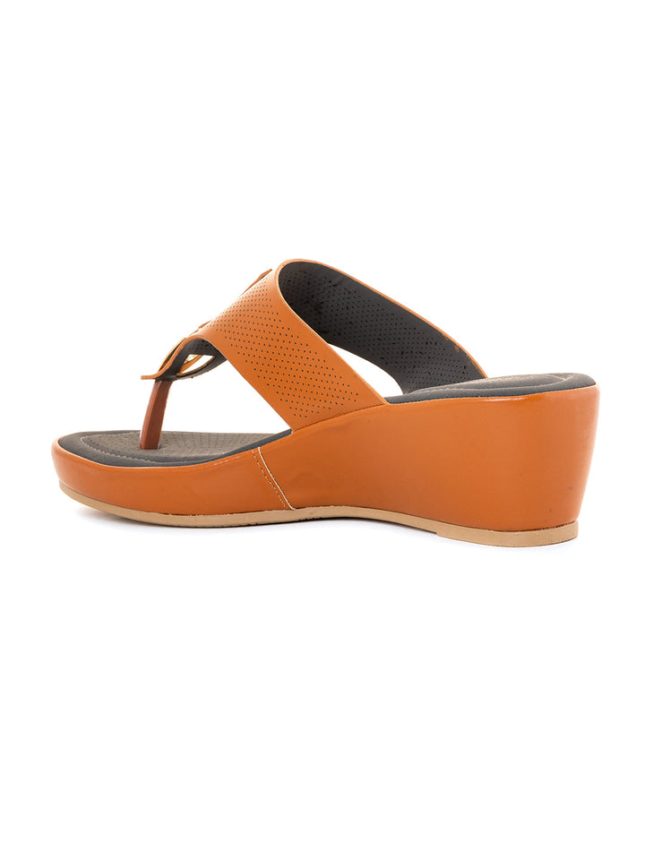 Khadim Sharon Wedge Heel Slip On Sandal for Women