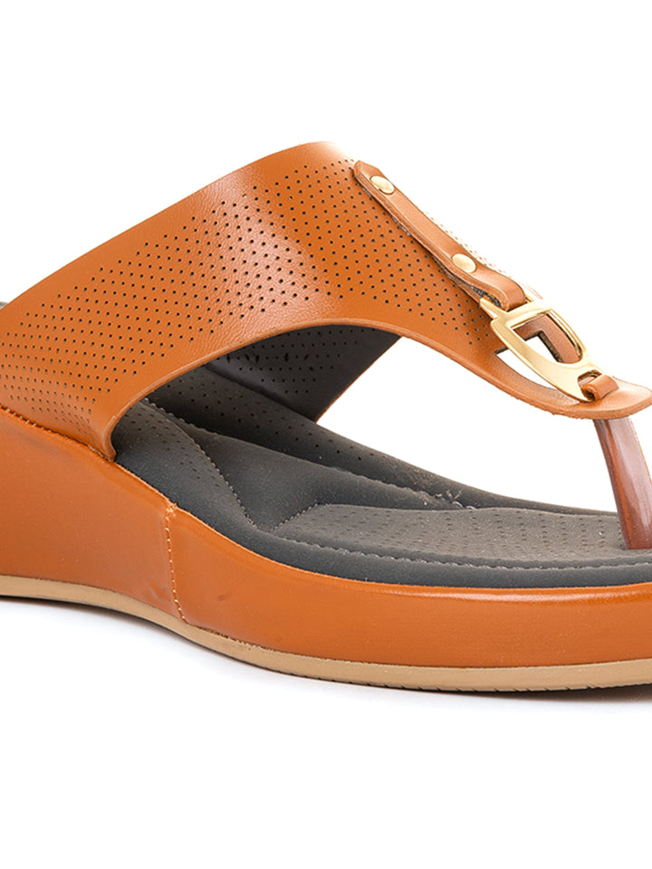 Khadim Sharon Wedge Heel Slip On Sandal for Women