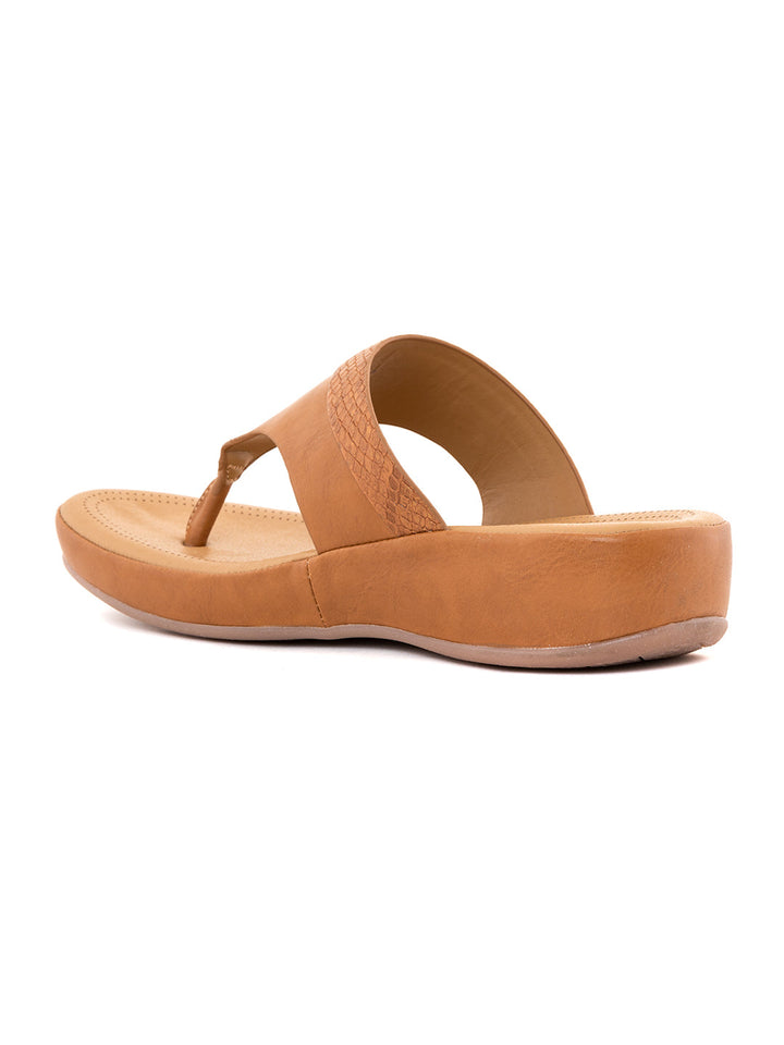 Khadim Softouch Wedge Heel Slip On Sandal for Women